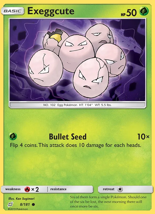 8 Exeggcute – Team Up