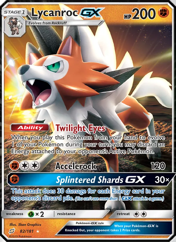 82 Lycanroc GX – Team Up
