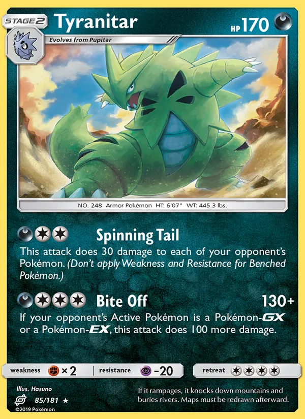 85 Tyranitar – Team Up