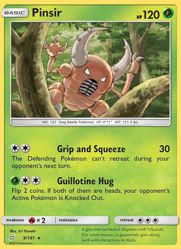 9 Pinsir – Team Up