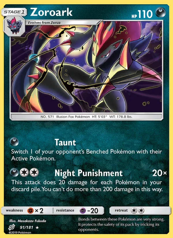 91 Zoroark – Team Up