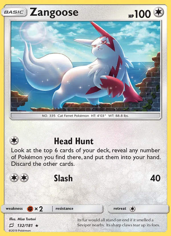 132-RH Zangoose – Team Up