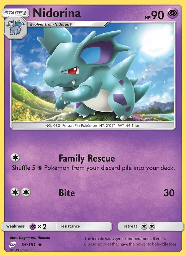 55-RH Nidorina – Team Up