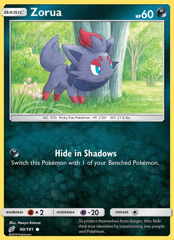 90-RH Zorua – Team Up