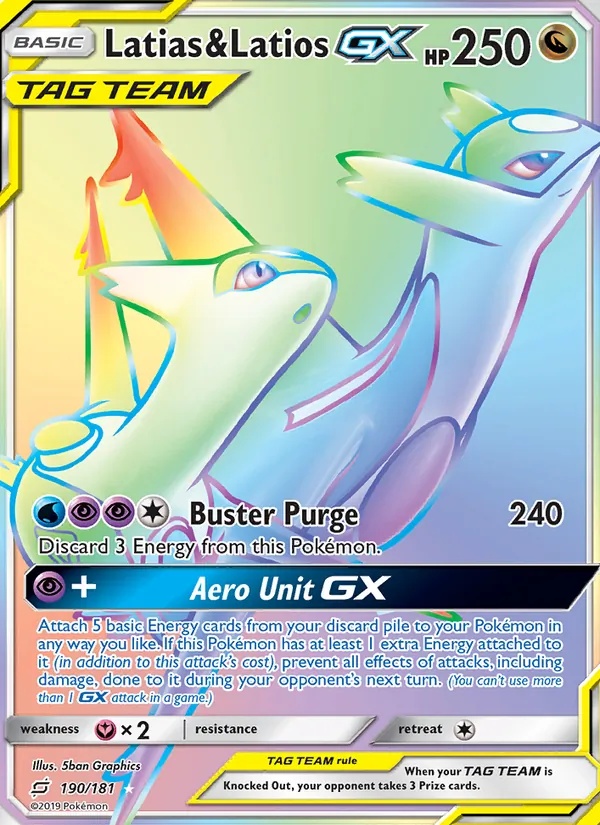190 Latias & Latios GX – Team Up