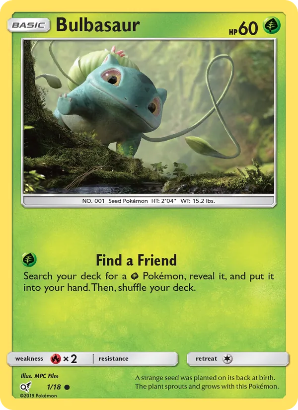 1 Bulbasaur – Detective Pikachu