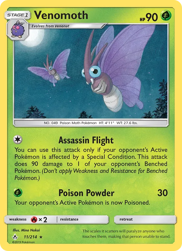 11 Venomoth – Unbroken Bonds