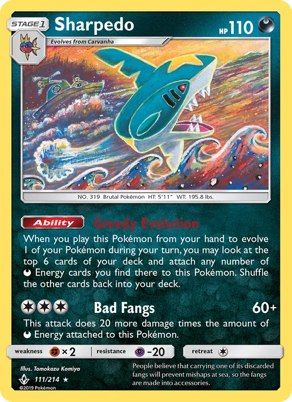 111 Sharpedo – Unbroken Bonds