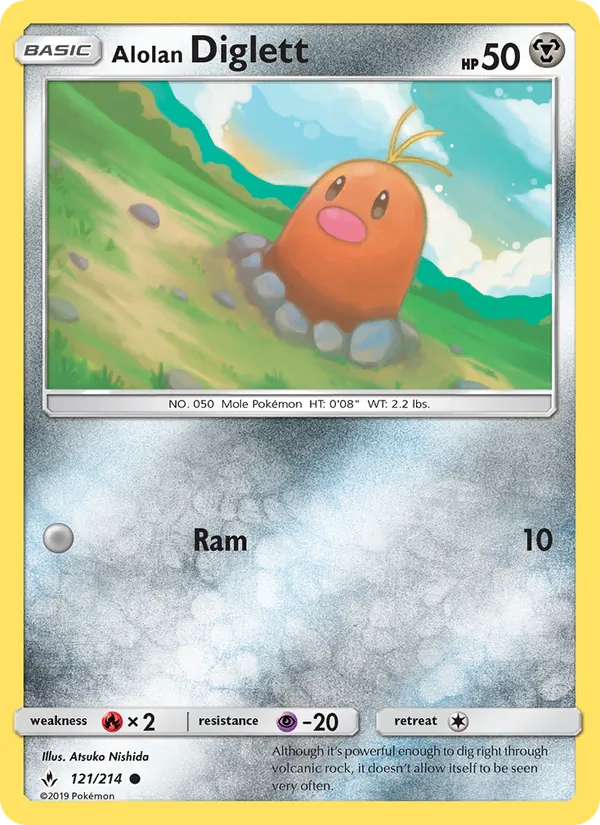 121 Alolan Diglett – Unbroken Bonds
