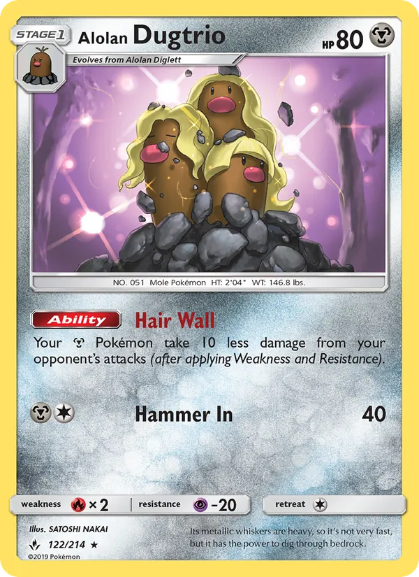 122 Alolan Dugtrio – Unbroken Bonds
