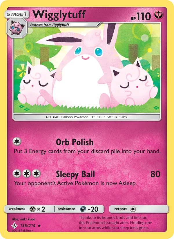 135 Wigglytuff – Unbroken Bonds