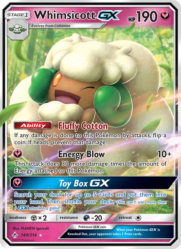 140 Whimsicott GX – Unbroken Bonds