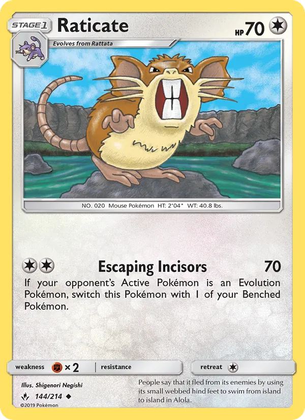 144 Raticate – Unbroken Bonds