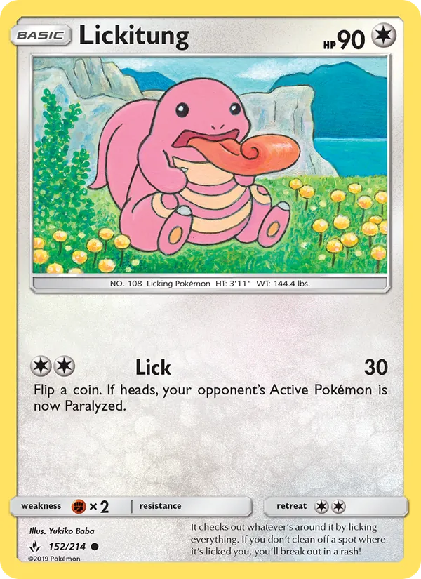 152 Lickitung – Unbroken Bonds