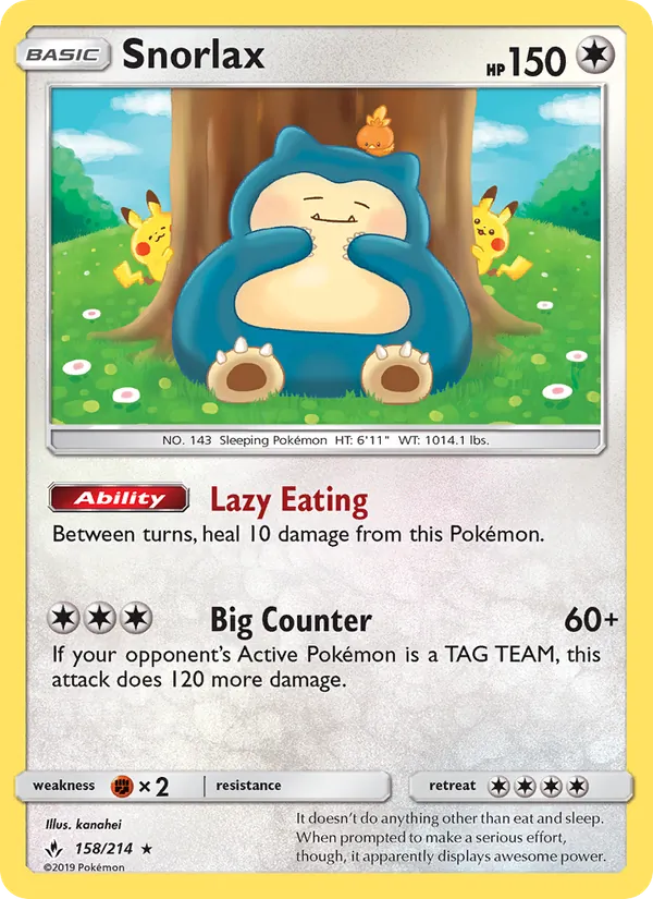 158 Snorlax – Unbroken Bonds