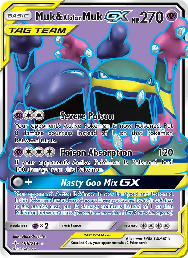 196 Muk & Alolan Muk GX – Unbroken Bonds
