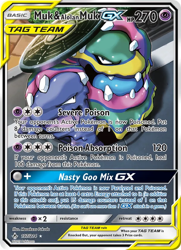 197 Muk & Alolan Muk GX – Unbroken Bonds