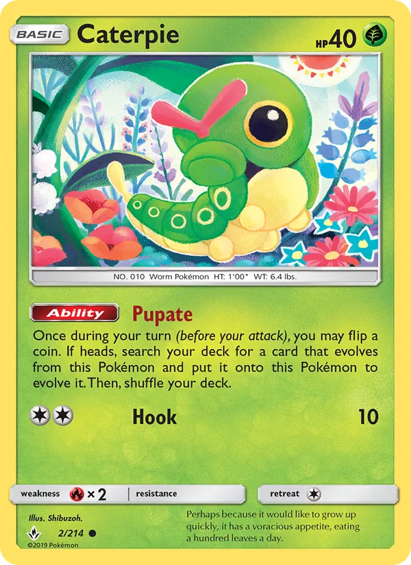 2 Caterpie – Unbroken Bonds