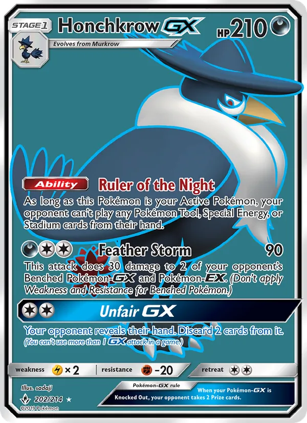 202 Honchkrow GX – Unbroken Bonds