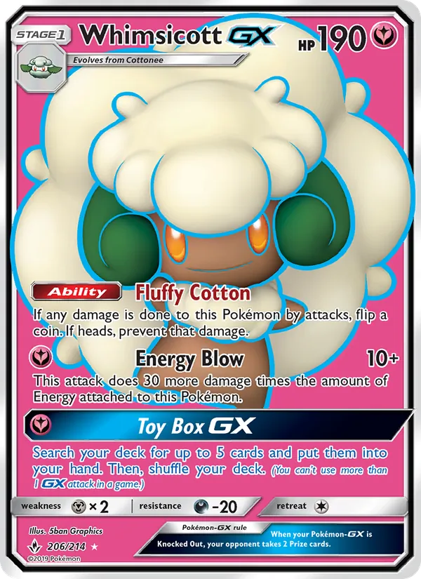 206 Whimsicott GX – Unbroken Bonds