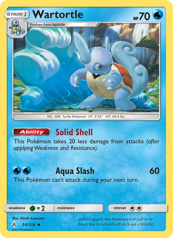 34 Wartortle – Unbroken Bonds