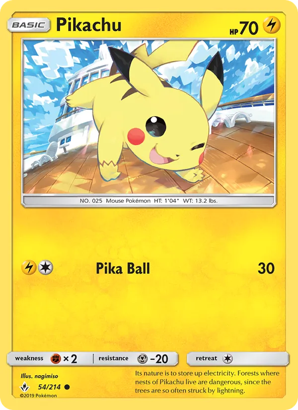 54 Pikachu – Unbroken Bonds