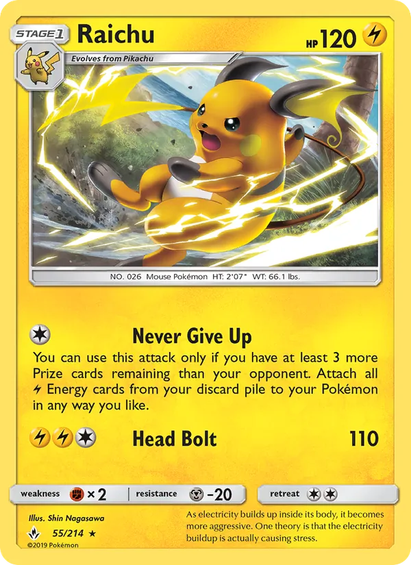 55 Raichu – Unbroken Bonds