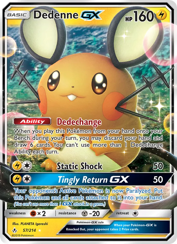57 Dedenne GX – Unbroken Bonds