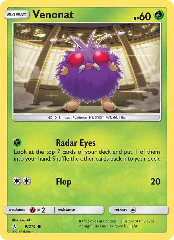 9 Venonat – Unbroken Bonds