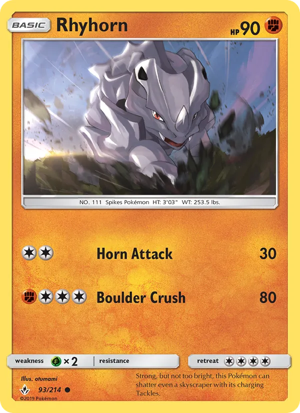93 Rhyhorn – Unbroken Bonds