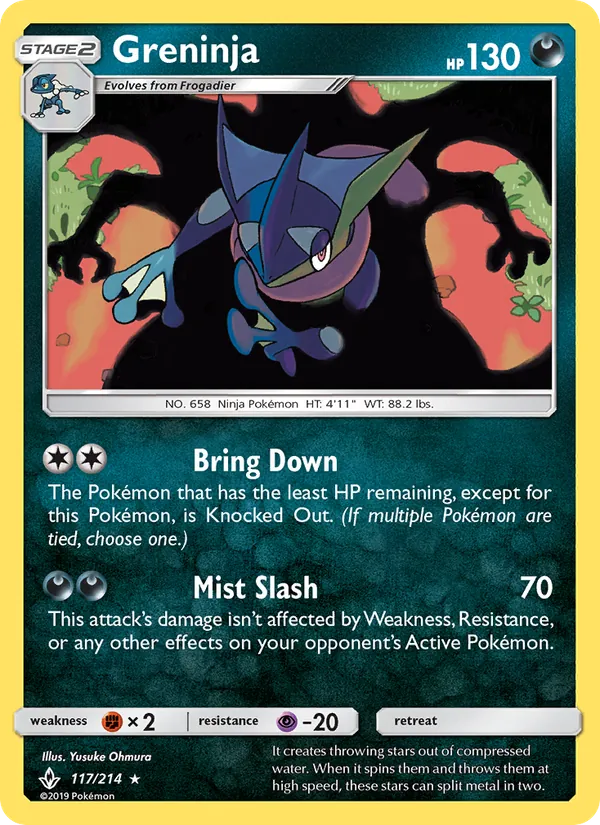 117-RH Greninja – Unbroken Bonds