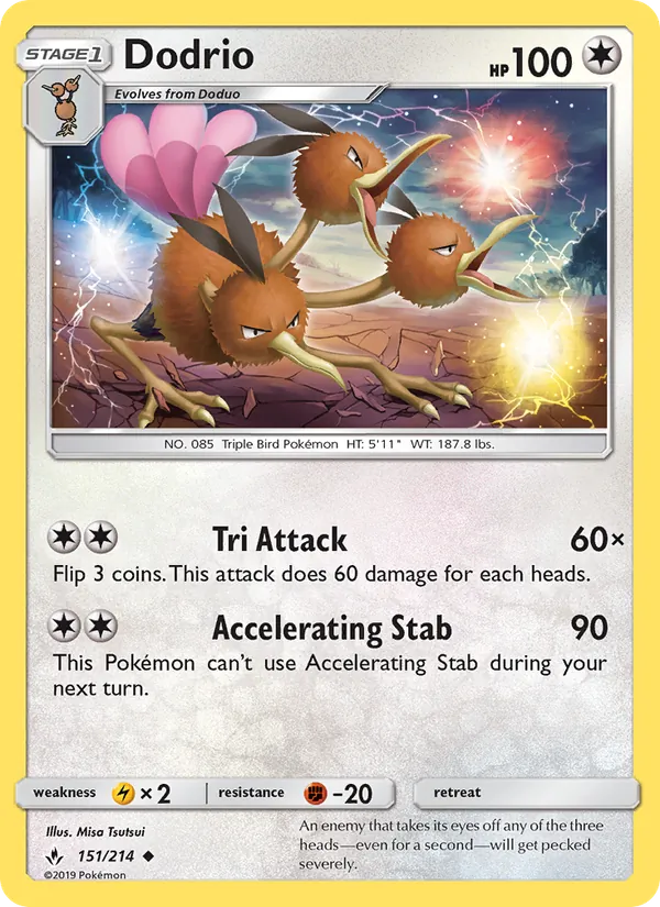 151-RH Dodrio – Unbroken Bonds