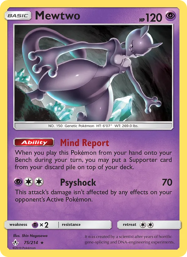 75-RH Mewtwo – Unbroken Bonds