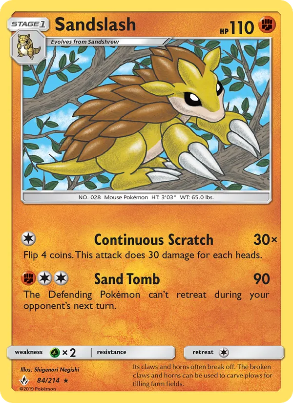 84-RH Sandslash – Unbroken Bonds