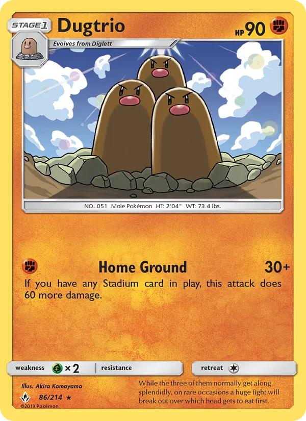 86-RH Dugtrio – Unbroken Bonds