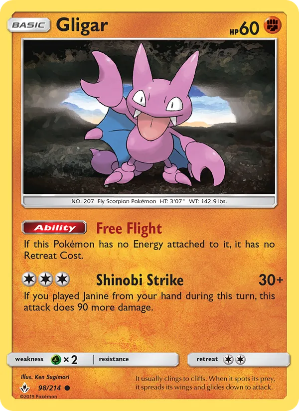 98-RH Gligar – Unbroken Bonds