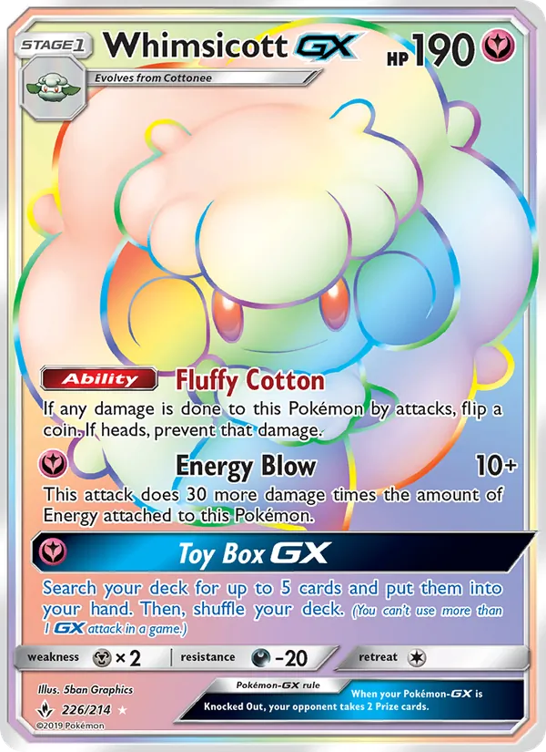 226 Whimsicott GX – Unbroken Bonds