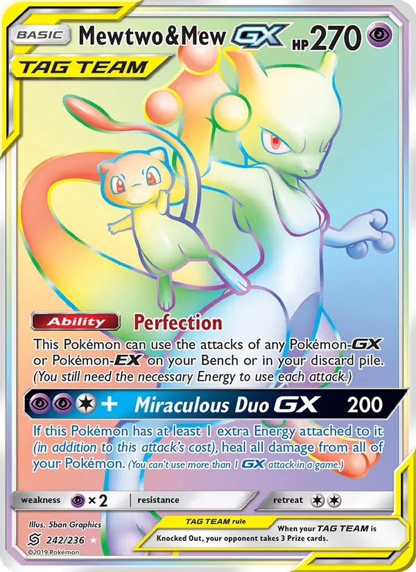 242 Mewtwo & Mew GX – Unified Minds