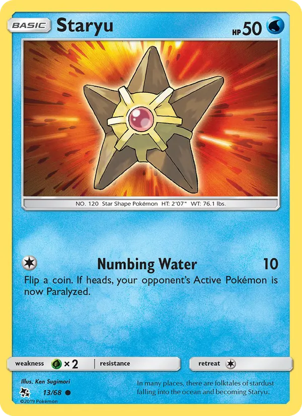 13 Staryu – Hidden Fates