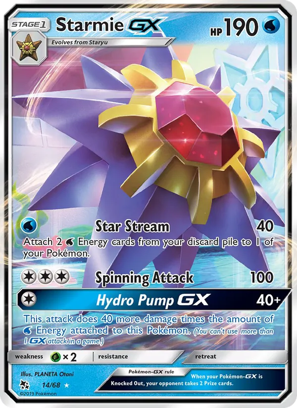 14 Starmie GX – Hidden Fates