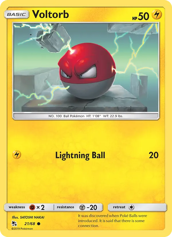 21 Voltorb – Hidden Fates