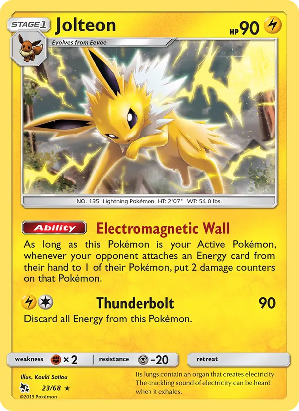 23 Jolteon – Hidden Fates