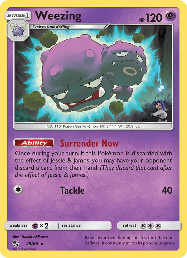 29 Weezing – Hidden Fates