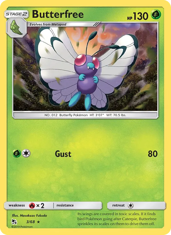 3 Butterfree – Hidden Fates