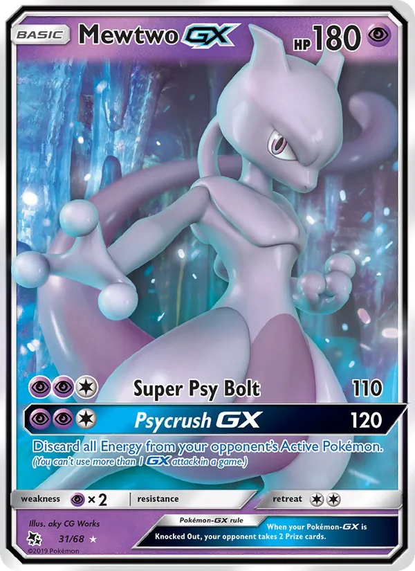 31 Mewtwo GX – Hidden Fates