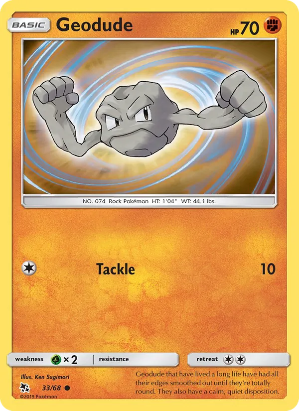 33 Geodude – Hidden Fates