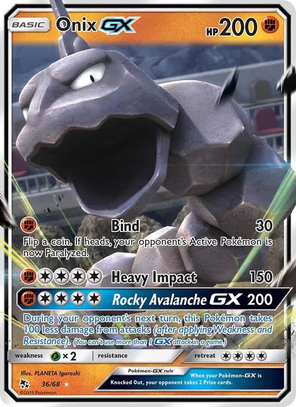 36 Onix GX – Hidden Fates