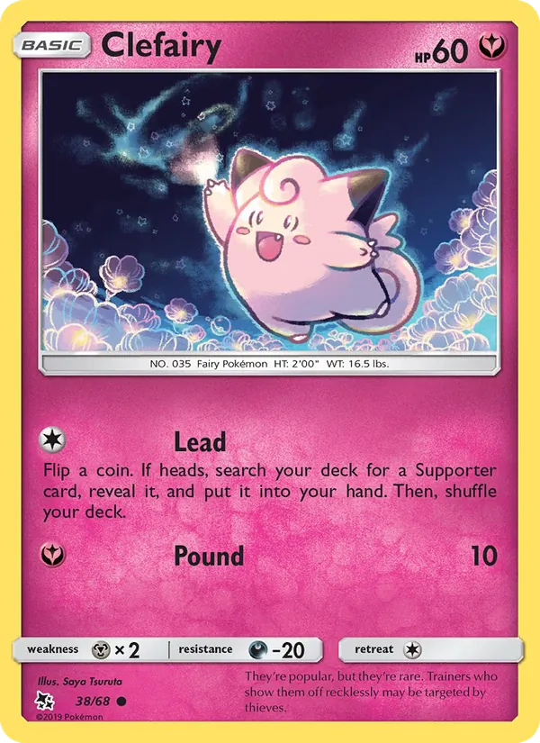 38 Clefairy – Hidden Fates