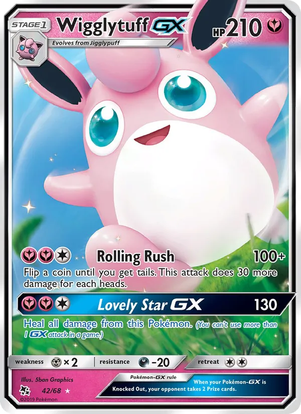 42 Wigglytuff GX – Hidden Fates