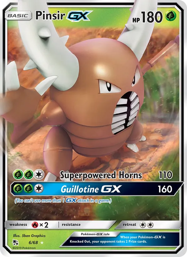 6 Pinsir GX – Hidden Fates